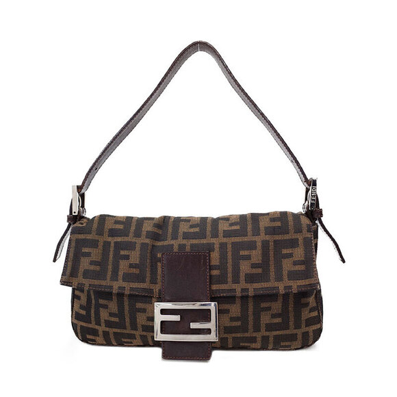 Fendi Handbags - FENDI Zucca Baguette Bag Shoulder